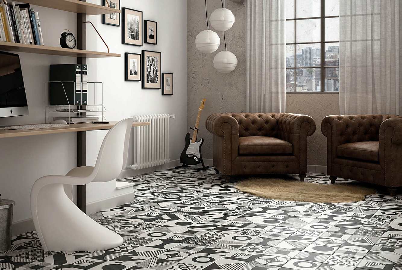CAPRICE DECO PATCHWORK B&W